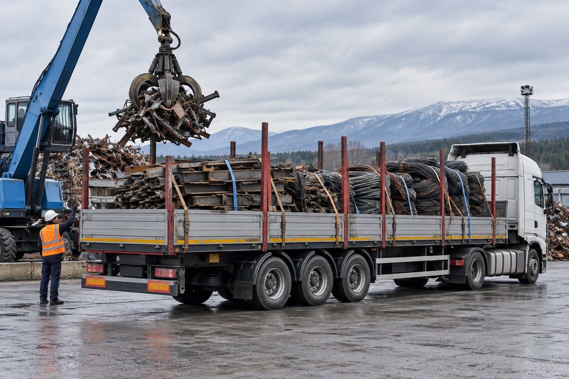 How to prepare metal and cable scrap for transport